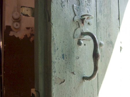 old wooden door trigger