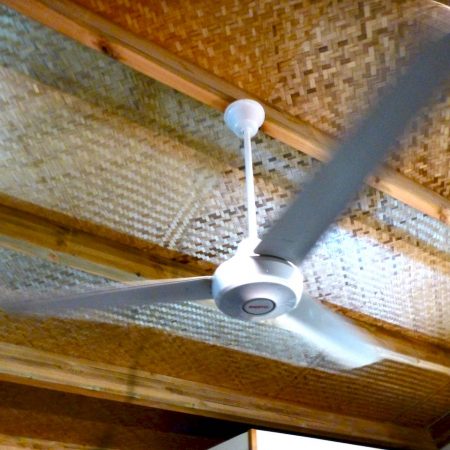 Indoor fan with blades